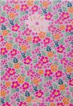 Agenda Chelsea - 1 semaine sur 2 pages - 17 x 24,5 cm - floralie rose - Oberthur