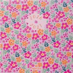 Agenda Chelsea - 1 semaine sur 2 pages - 16,5 x 16,5 cm - floralie rose - Oberthur