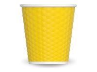 Les Artistes Timeless - Tasse en porcelaine nid d'abeille - 80 ml - jaune