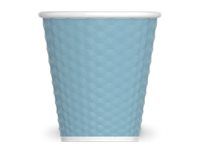 Les Artistes Timeless - Tasse en porcelaine nid d'abeille - 180 ml - bleu clair