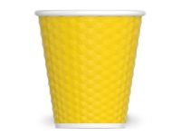 Les Artistes Timeless - Tasse en porcelaine nid d'abeille - 180 ml - jaune