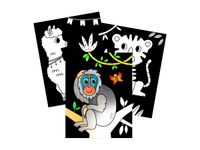 Graffy Black, Animals of the world - livre à colorier (relié par spirale)