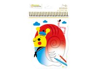 Avenue Mandarine Graffy Nimo - Livre à colorier - 150 x 255 mm - 48 pages - escargot