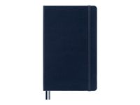 Moleskine Classic Expanded - Cahier de notes rigide - 130 x 210 mm - couverture bleu saphir