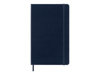Moleskine Classic - Agenda - 130 x 210 mm - papier ivoire - couverture bleu saphir