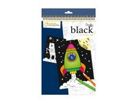 Graffy Black, Spirale Espace - Carnet de coloriage 