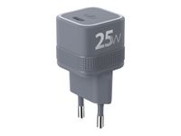 BIGBEN Connected - Adaptateur alimentation - CA / USB-C - GaN - 25 Watt - gris