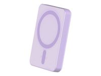 Force Power - Batterie externe - MagSafe - métal violet