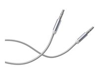 Force Power Lite - Câble audio - mini-phone stereo 3.5 mm mâle pour mini-phone stereo 3.5 mm mâle - 3 m - blanc - câble renforcé