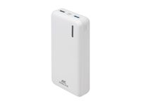 Riva Case Rivapower VA2572 - Batterie externe - 20000 mAh - blanc