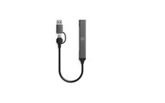 Mobility Lab - Hub 3 ports USB-C + 1 port USB A - gris sidéral