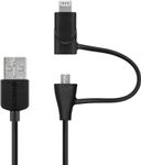 Mobility Lab - Câble USB vers Lightning/Micro USB 2.0 - noir