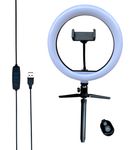 Mobility Lab - Anneau lumineux LED selfie avec trepied - noir