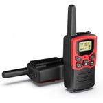 Mobility Lab - Set de 2 Talkie-Walkies - Portée 45 km - 22 canaux - noir et rouge