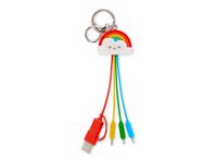 LEgami - Kit de câble USB - 24 pin USB-C, USB type A (M) with detachable USB-C to USB-A adapter pour Micro-USB Type B, Lightning, 24 pin USB-C (M) - 17 cm - 6-in-1