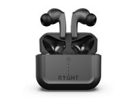 Ryght Pulse ANC - Écouteurs sans fil avec micro - intra-auriculaire - Bluetooth - Suppresseur de bruit actif - noir