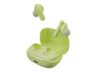 Skullcandy Smokin Buds - Écouteurs sans fil avec micro - intra-auriculaire - isolation acoustique - vert