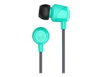 Skullcandy Jib - Écouteurs filaire avec micro - intra-auriculaire - isolation acoustique - turquoise