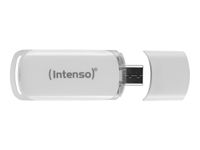 Intenso Flash Line - Clé USB 64 Go - USB-C 3.1 Gen 1 - blanc