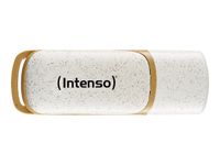 Intenso Green Line - Clé USB 128 Go - USB 3.2 Gen 1 - brun, beige