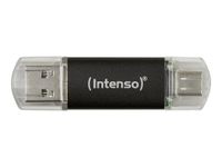 Intenso Twist Line - Clé USB 128 Go - USB 3.2 Gen 1 / USB-C - anthracite