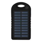 Mobility Lab - Chargeur solaire - 5000 mAh - 2 connecteurs de sortie (USB) - sur le câble : Micro-USB - noir
