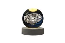 Lampe Boule de Verre Medium - Système Solaire