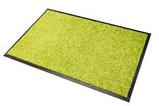 Tapis de sol RAINY - 150 X 90 CM - en polyamide et PVC - anis