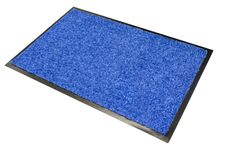 Tapis de sol RAINY - 150 X 90 CM - en polyamide et PVC - bleu