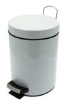 Frandis - Poubelle de salle de bain - 3L - blanc
