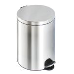 Frandis - Poubelle ronde en inox - 20L