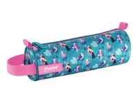 Maped - Trousse Scolaire Ronde en Polyester - Fermeture Éclair en Nylon - Tropical