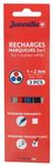 Sachet de 3 recharges marqueurs 3en1  tableaux blancs JUVENILIA coloris assortis 