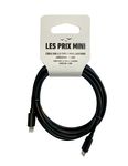 Cable USB 2.0 Type-C/lightning - 1,5 m - noir - LES PRIX MINI
