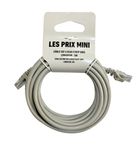 Cable RJ45 - F/UTP Cat 6 - 5m - gris - LES PRIX MINI
