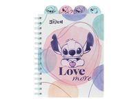 CoolPack Disney - Cahier de notes - A5 (148 x 210 mm) - 100 feuilles / 200 pages - carré - stitch
