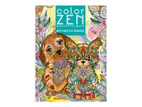 Mes amis les animaux - Color Zen scintillant - livre à colorier