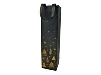 Créastyl Message et Réveillon - Sac cadeau pour bouteille - 9.5 cm x 9.1 cm x 38.5 cm