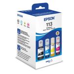 Epson Ecotank 113 - Pack de 4 - noir, jaune, cyan, magenta - original - recharge d'encre