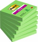 Post-it - 6 Blocs notes Super Sticky - vert - 76 x 76 mm