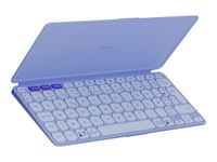 Logitech Keys-To-Go 2 - Clavier sans fil - Bluetooth LE - Azerty - Français - lilas