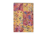 Paperblanks Flexis Japanese Kimono - Cahier de notes - reliure piquée - mini - 90 x 140 mm - 104 feuilles / 208 pages - ligné - kara-ori - rose