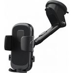 BigBen - Support de voiture pour smartphone avec fixation ventouse pare brise ou tableau de bord et maintien ajustable