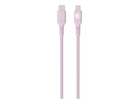 BIGBEN Connected - Câble Lightning - 24 pin USB-C mâle pour Lightning mâle - 1.2 m - rose