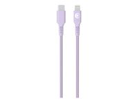 BIGBEN Connected - Câble Lightning - 24 pin USB-C mâle pour Lightning mâle - 1.2 m - violet