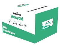 Bureau Vallée Recyclé - 500 Enveloppes - C5 162x229 - 90 g/m² - blanc - bande adhésive