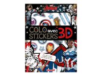 Colo avec stickers 3D - Marvel Avengers - livre de coloriage / d'activités