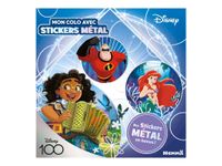Mon colo avec stickers métal (Ariel, Mirabel, Mr Indestructible) - Des stickers métal en bonus ! - Disney 100 - livre de coloriage / d'activités