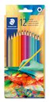 STAEDTLER® - Etui carton 12 crayons de couleur hexagonaux assortis - Edition Multiverse