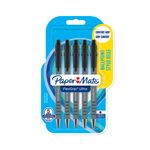 PAPER MATE® FLEXGRIP ULTRA™ 5 stylos bille rétractables - Noir - Pointe Moyenne